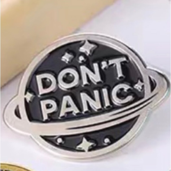 Panic x Mental Health Matters colorful enamel cartoon pin lapel brooch - Picture 4 of 11